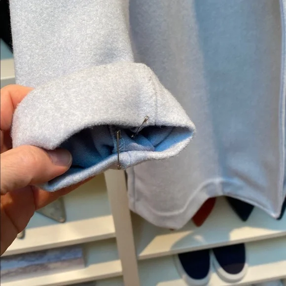 Banana Republic Light Blue Coat - GUC. Size S. - Picture 5 of 12